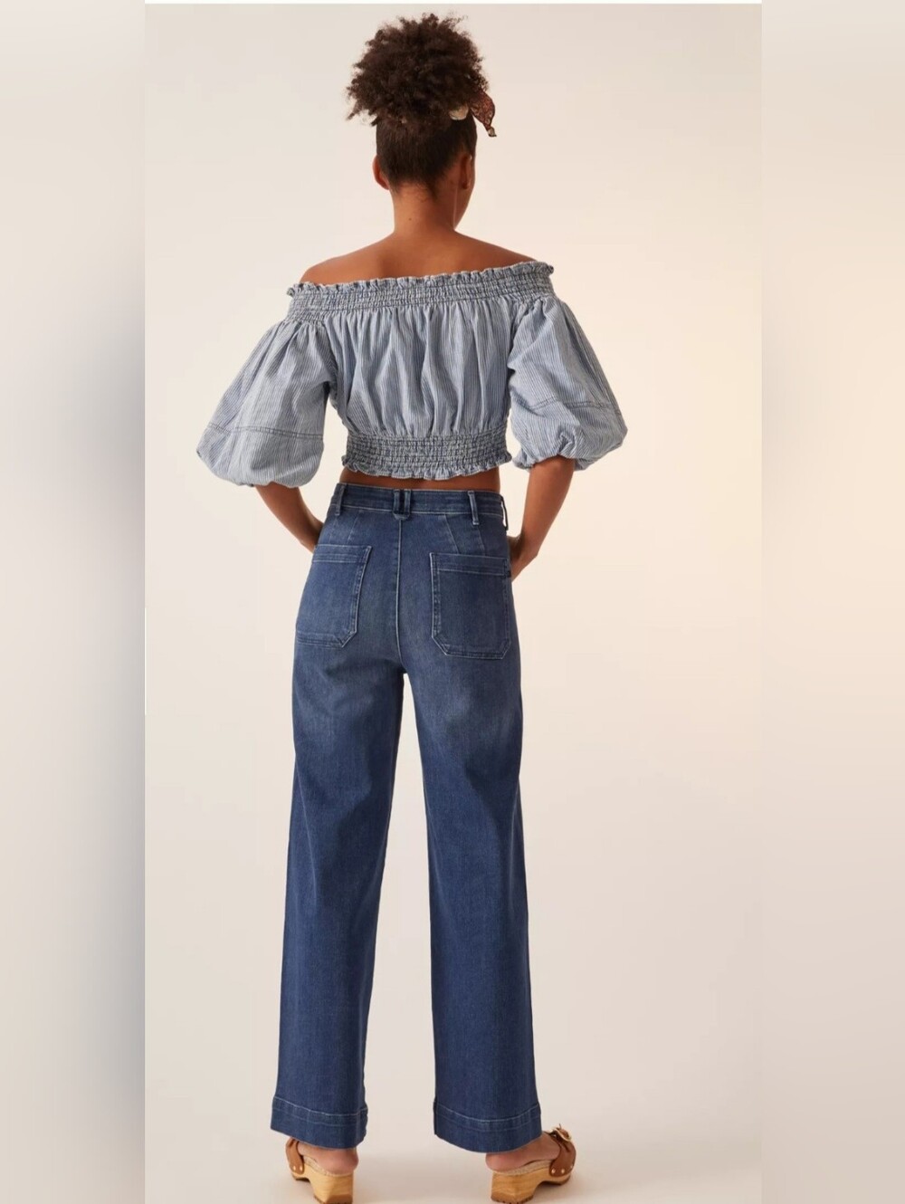 Pilcro The Skipper High-Rise Wide leg Jean. Size 29 - Picture 2 of 10